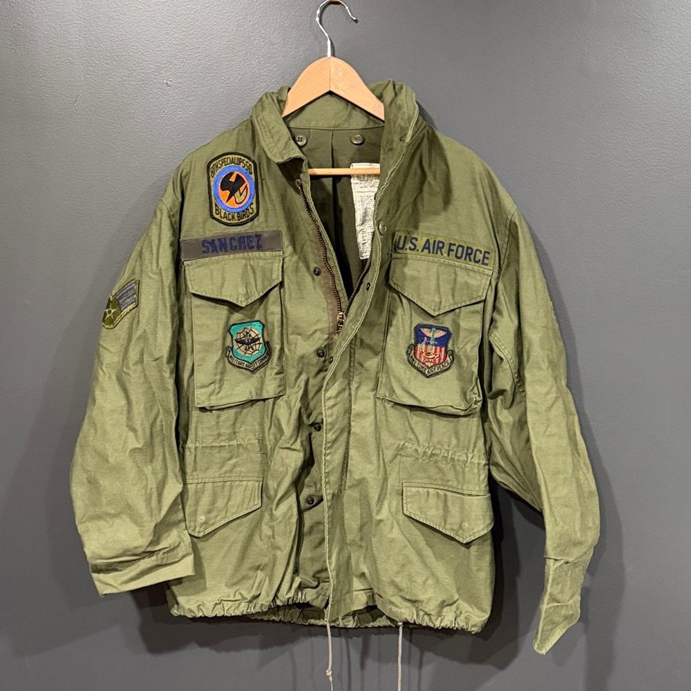 Field OG John Ownbey Coat Large Post Vietnam War Vtg US Air Force Cold Weather
